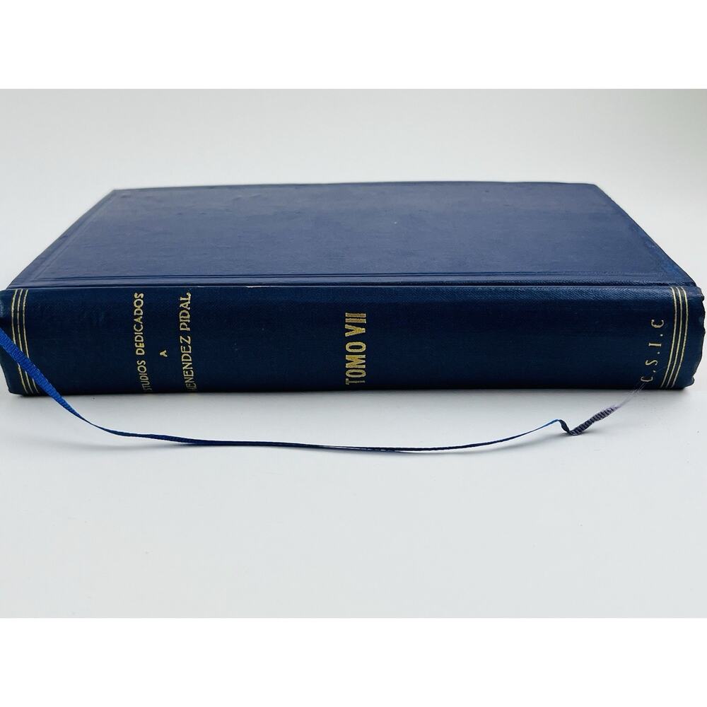 Estudios Dedicados A Menendez Pidal TOMO VII Madrid Spain 1957 Vol 1